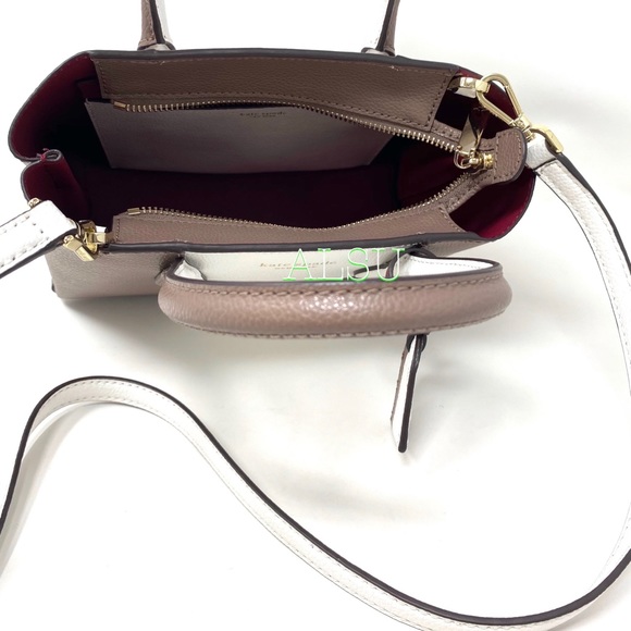 Kate♠️Spade Small Top ZIP Satchel Eva Split Handle - Picture 11 of 13